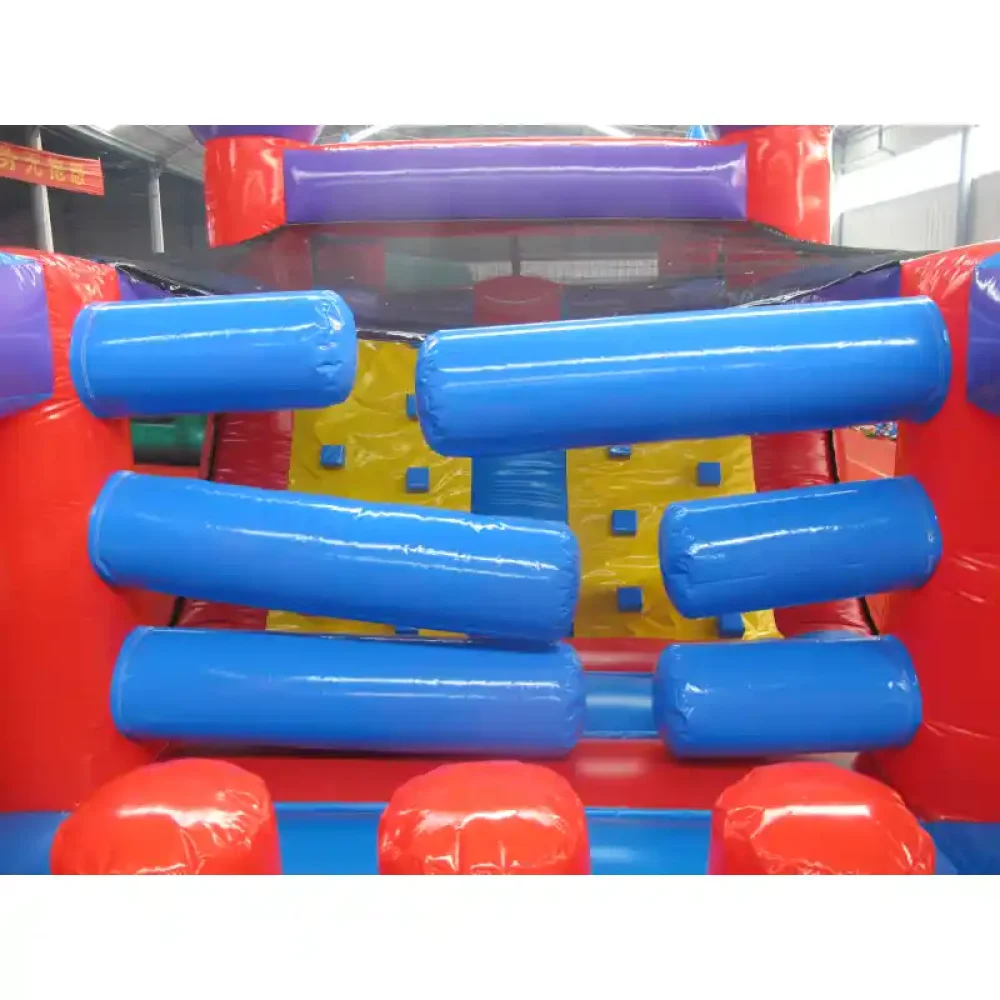 primary colors commercial inflatable bounce house (5)