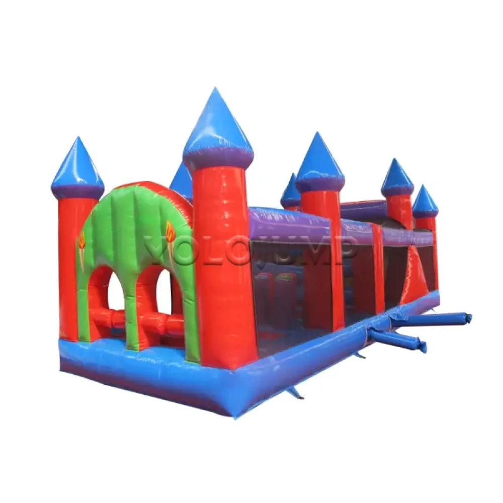 primary colors commercial inflatable bounce house