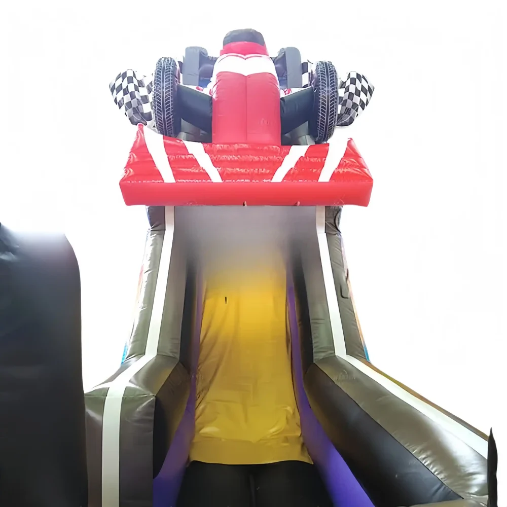 race car theme bounce house combo for sale (3)