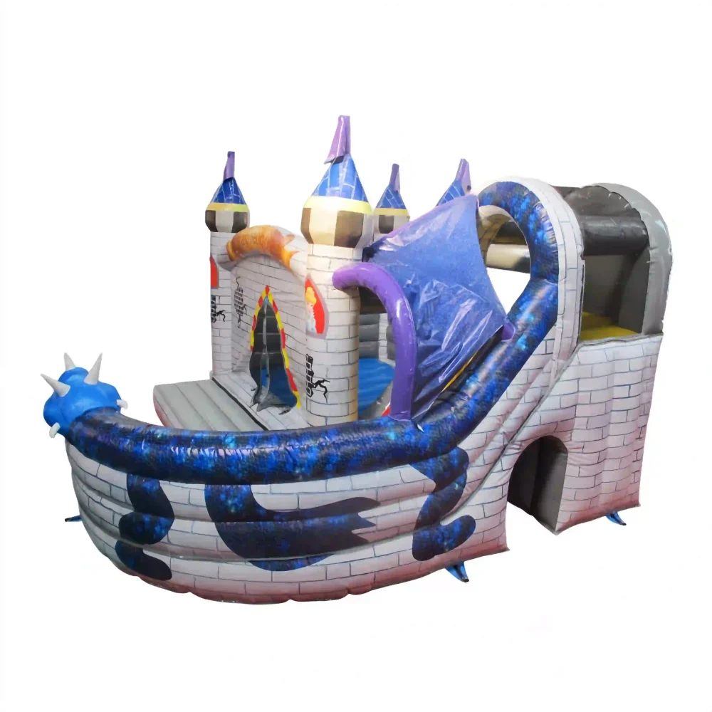racherburg dragon commercial bounce house with slide (3)