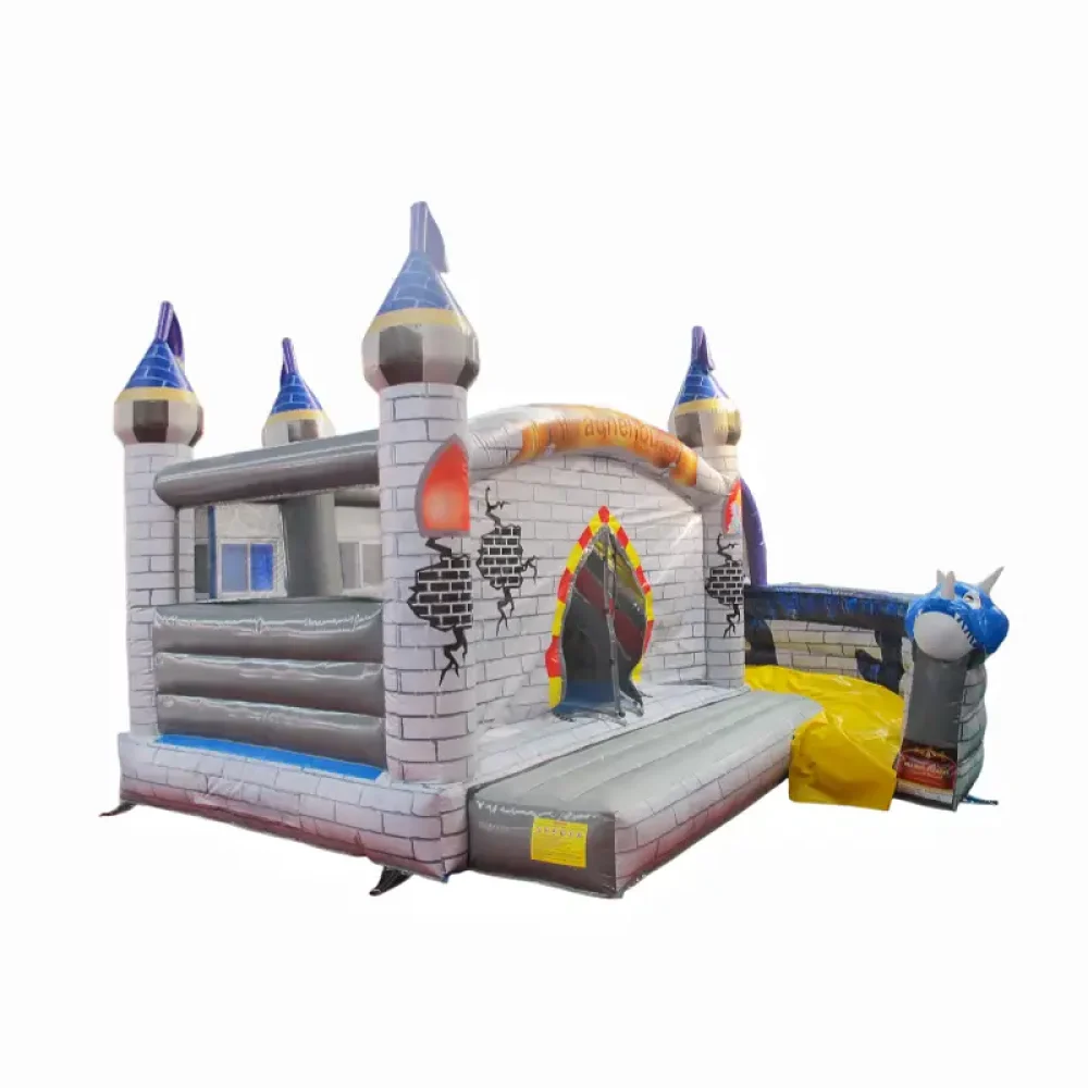 racherburg dragon commercial bounce house with slide (5)