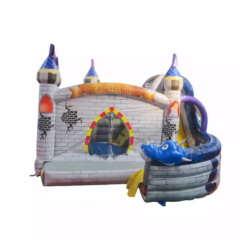 racherburg dragon commercial bounce house with slide