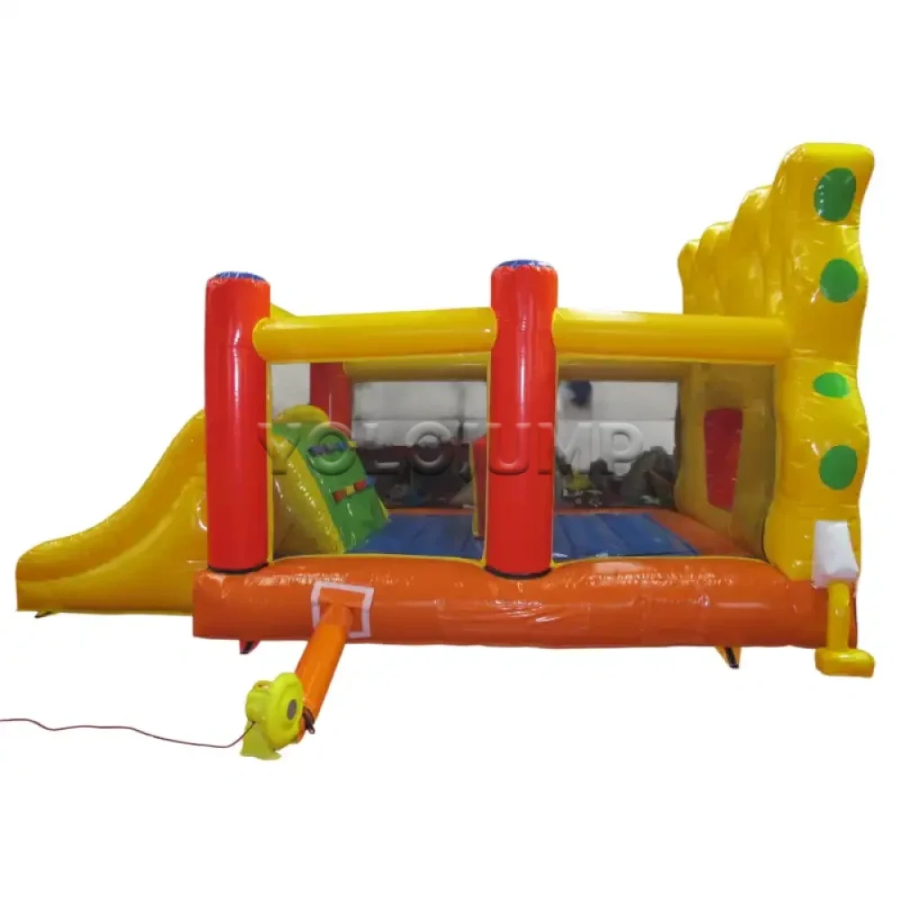 spongebob squarepants bounce house with slide