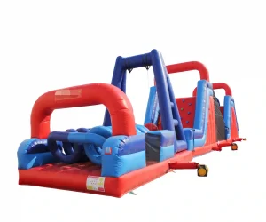 sport primary colors commercial inflatable obstacle course 05