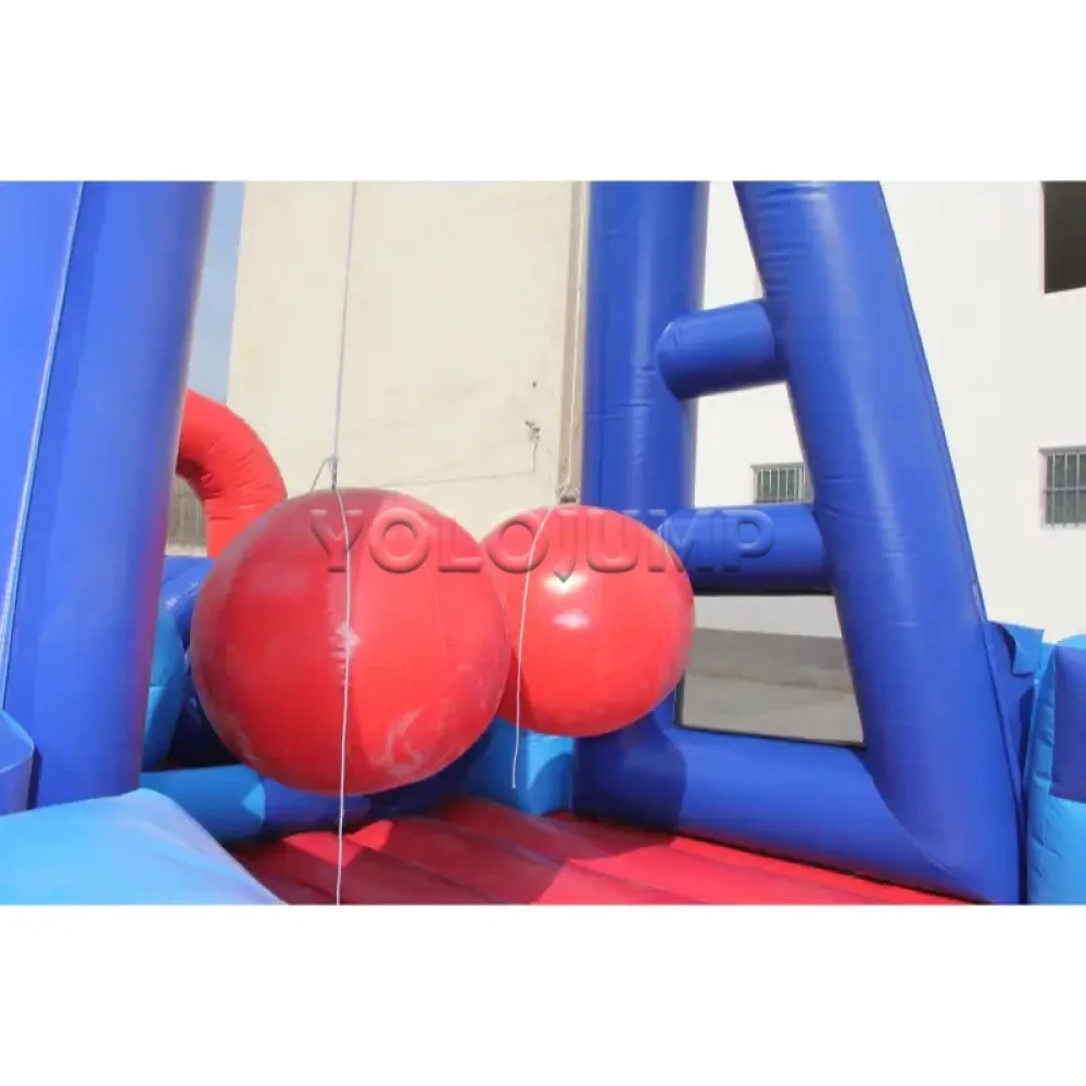 sport primary colors commercial inflatable obstacle course (2)