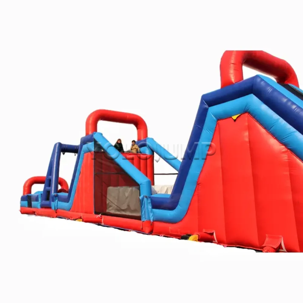 sport primary colors commercial inflatable obstacle course (3)