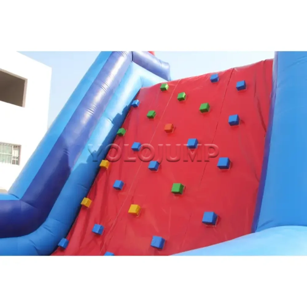 sport primary colors commercial inflatable obstacle course (4)