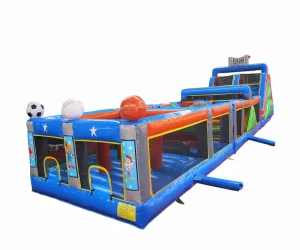 sport theme commercial inflatable obstacle course arena