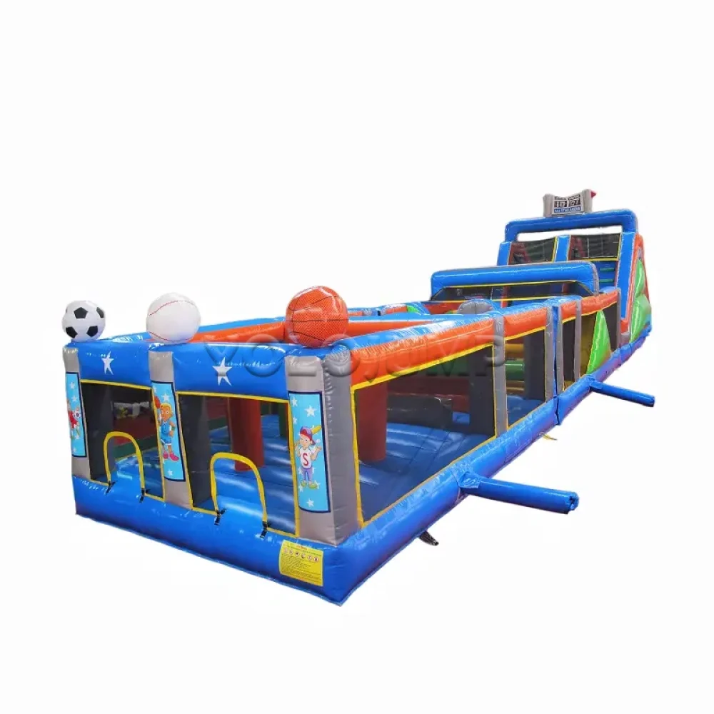 sport theme commercial inflatable obstacle course arena (3)