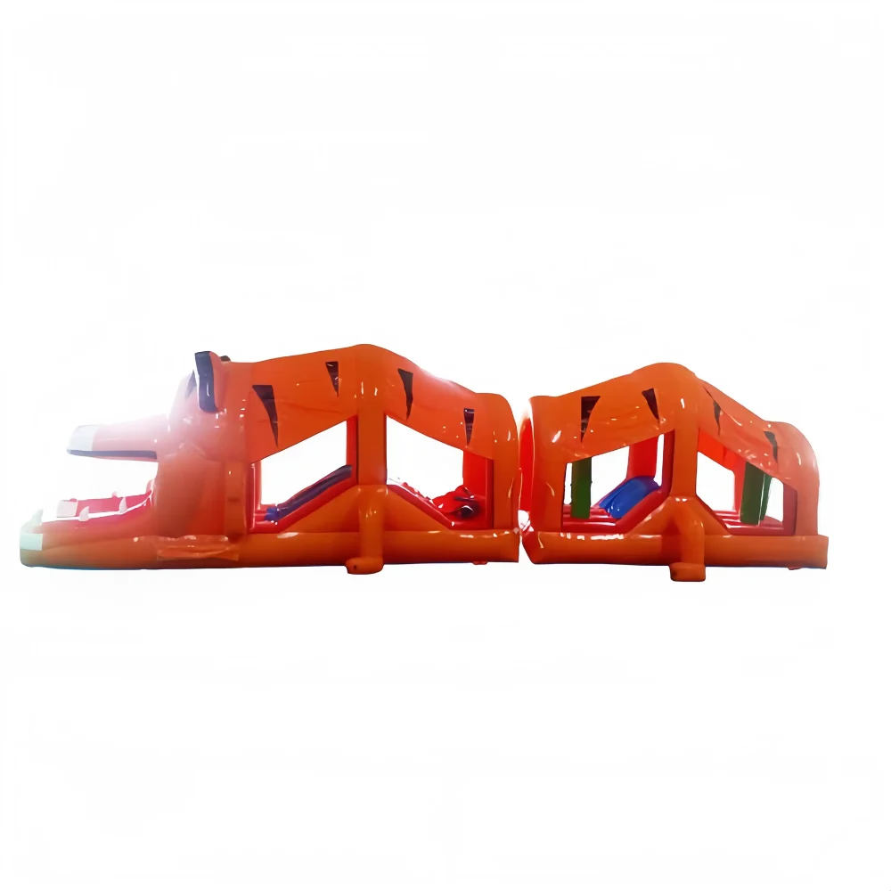 tiger extreme rush commercial inflatable obstacle course