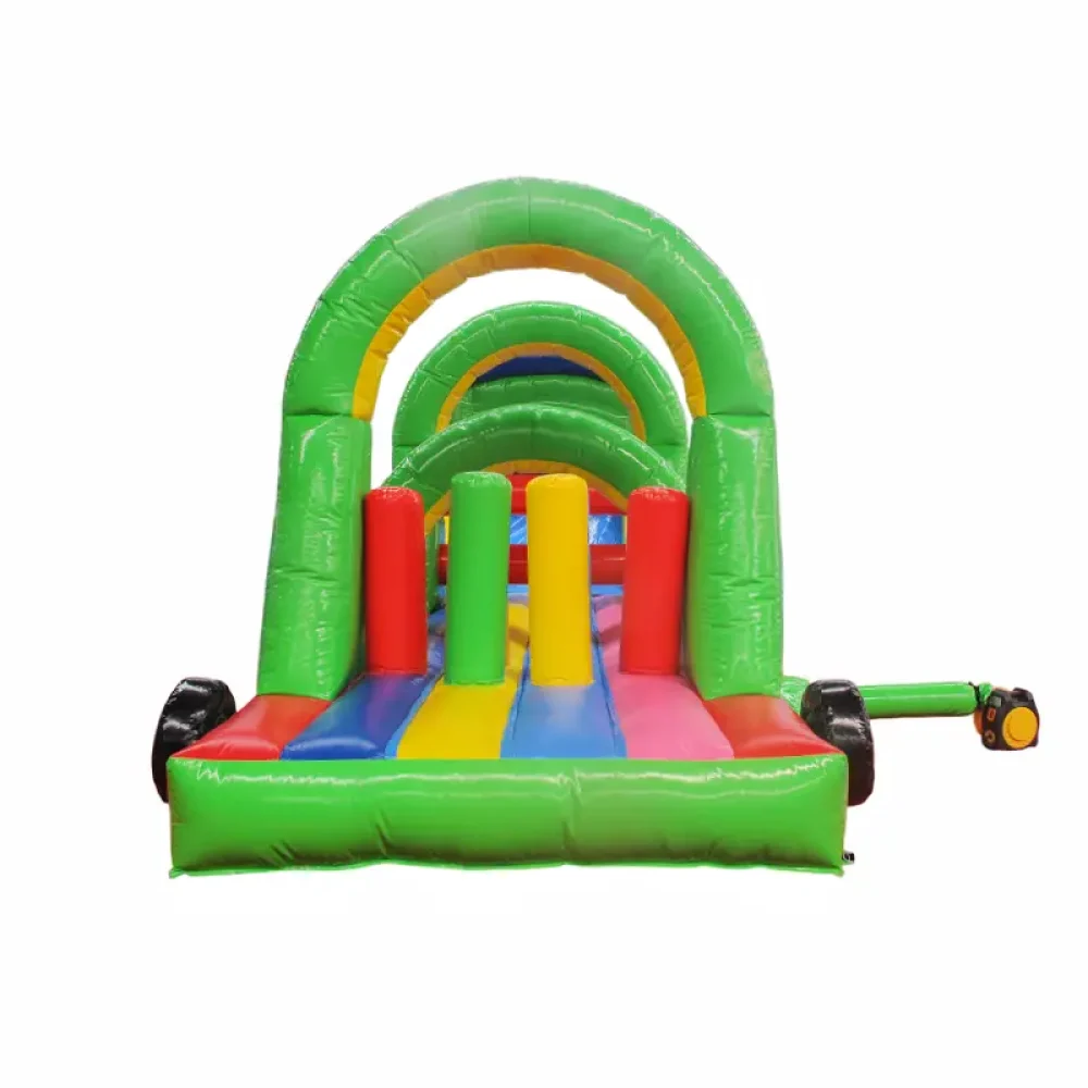 train shape extreme rush inflatable obstacle course for sale (2)